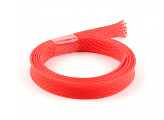 Wire Mesh Guard Neon Red 10mm (1m)