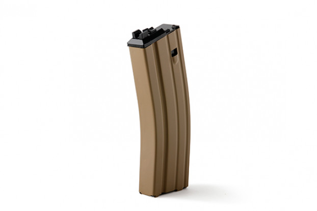 WE 30rds metal magazine for M4 Open-bolt GBB rifle (Dark Earth)