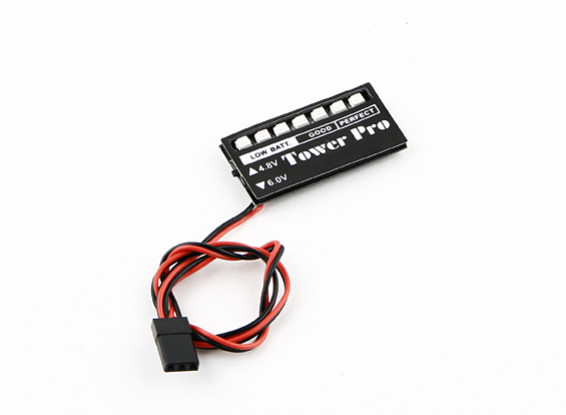 Rc Onboard Battery Meter Receiver Voltage Led Display for Traxxas Kyosho HPI