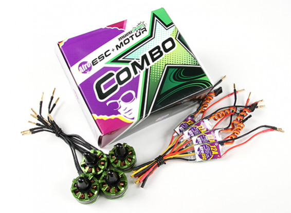 MultiStar & Afro Combo Pack - 2206 Baby Beast V2 Motor and 12A Afro ESC Set of 4 CW/CCW