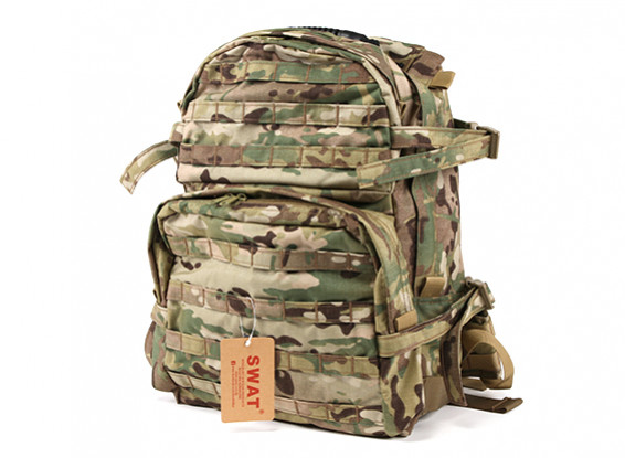 SWAT Military Assault Backpack with Hydration System (Multicam)