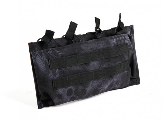 SWAT Open Top M4 Molle Quad Magazine Pouch (Kryptek Typhon)