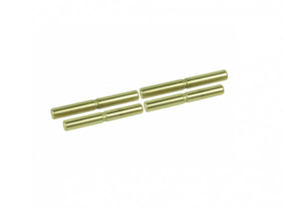 Suspension Outer Titanium Coated Pin Set - 3Racing SAKURA FF 2014