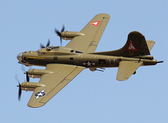 SCRATCH/DENT - HobbyKing™ Mini B-17 Bomber EPO 745mm (BNF) E1143 (UK Warehouse)