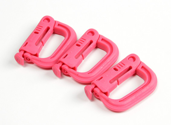 FMA Type D Quick Hook hanger (3pcs/set, Pink)