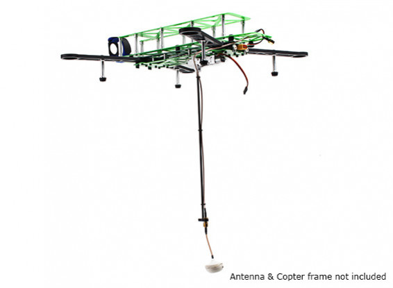 HobbyKing ™ Retractable FPV Antenna System with Extension Cable