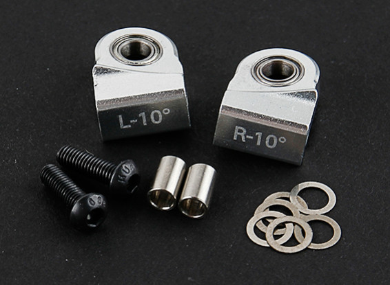 Active Hobby Unlimited Caster Block 10 degree (Silver)