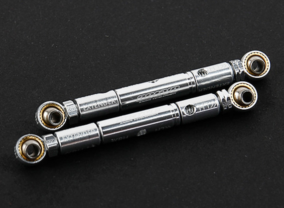 Active Hobby Full Aluminum Turnbuckle Tie Rod w/Pillow Ball End - 34~68mm (Silver)