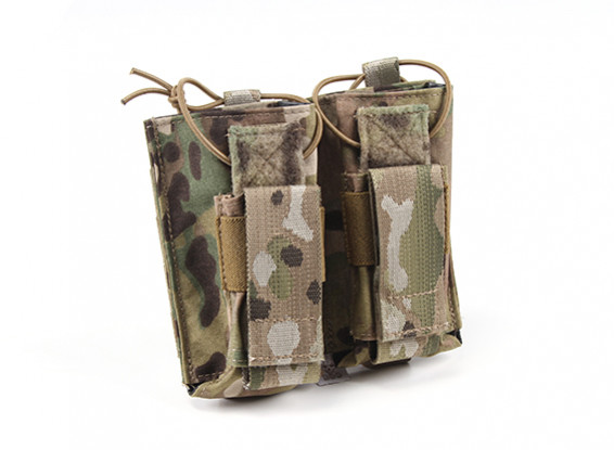 Grey Ghost Gear Double AK and Pistol Magazine Pouch(Multicam)