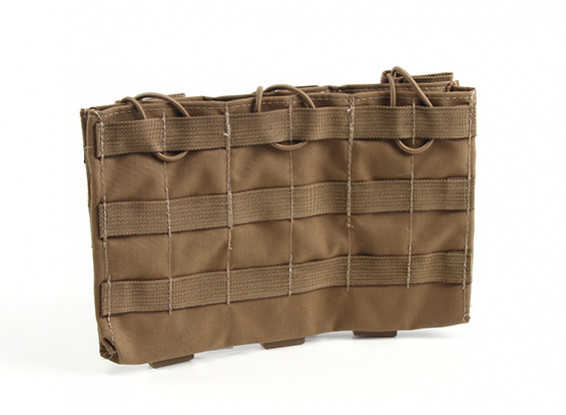 Grey Ghost Gear Triple 5.56 Mag Pouch (Coyote Brown)