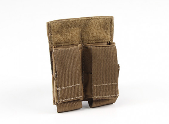 Grey Ghost Gear Double Pistol Mag Pouch(Coyote Brown)