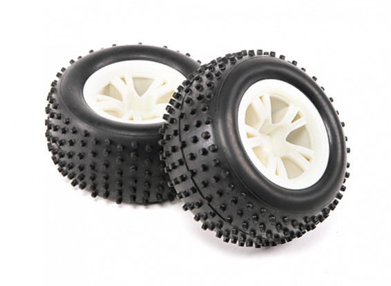 Tires (1 pair) - H.King Rattler 1/8 4WD Buggy