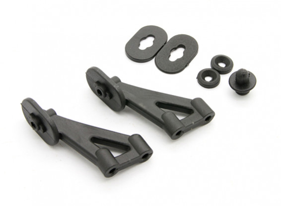 Wing Bracket and Body Pole Set  - BSR Racing BZ-444 1/10 4WD Racing Buggy
