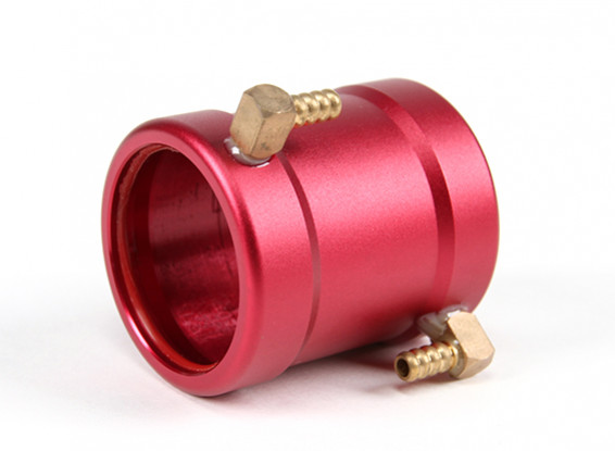 CNC Water Cooling Jacket for 28mm In-Runner Motors (Red)
