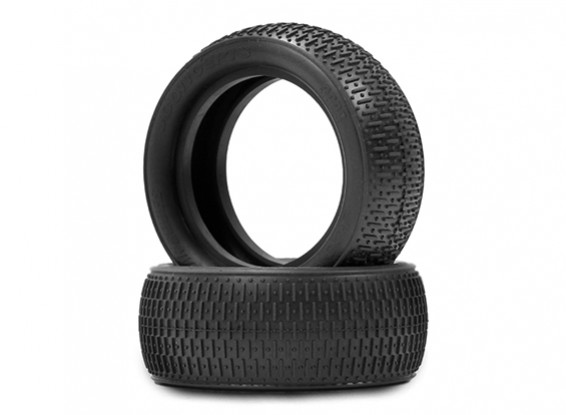 JCONCEPTS Bar Codes 1/10th 4WD Buggy Front Tires - Black (Mega Soft) Compound