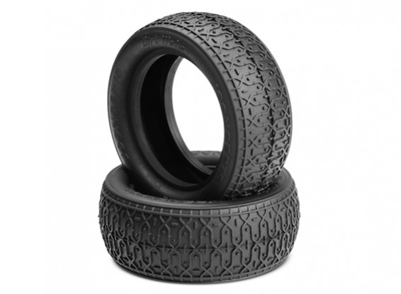 JCONCEPTS Dirt Webs 1/10th 4WD Buggy Front Tires - Silver (Indoor Super Soft) Compound