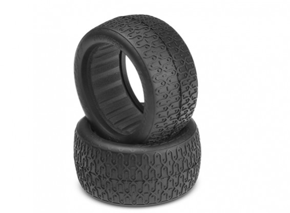 JCONCEPTS Dirt Webs 1/10th 4WD Buggy 60mm Rear Tires - Green (Super Soft) Compound