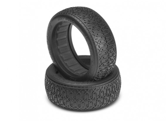 JCONCEPTS Dirt Webs 1/10th 4WD Buggy 60mm Front Tires - Silver (Indoor Super Soft) Compound