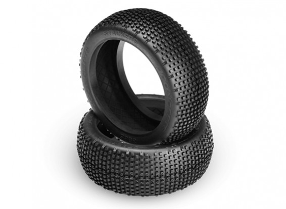 JCONCEPTS Stackers 1/8th Buggy Tires - Green (Super Soft) Compound