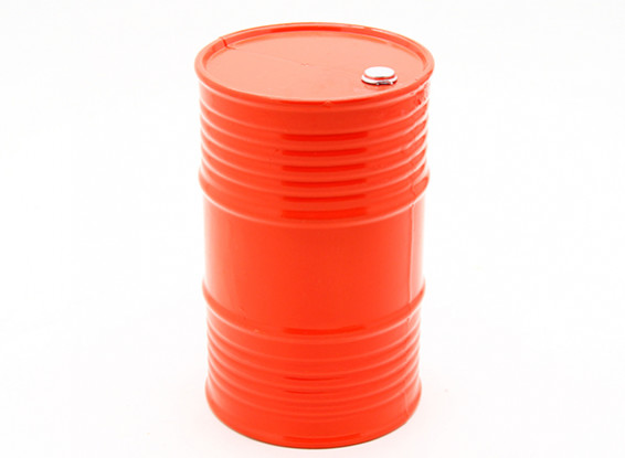1/10 Scale 45 Gallon Oil Drum - Orange