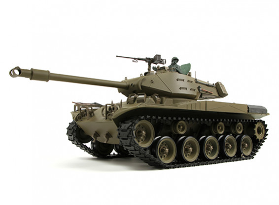 US-M41A3 Walker BullDog Light RC Tank RTR w/ Airsoft, Tx, Sound Generator & Smoke (EU (EU Warehouse)