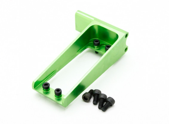 Assault 450L Flybarless 3D Helicopter CNC Rear Tail Servo Mount (Green)