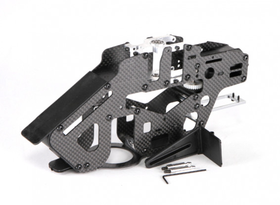 Assault 450DFC Belt Flybarless 3D Helicopter Carbon and Metal Main Frame Assembly