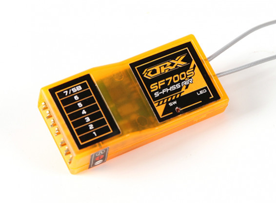 OrangeRx SF700S Futaba FHSS Compatible 7ch 2.4Ghz Receiver with FS and SBus
