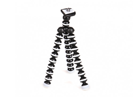 Flexible Micro Bubble Tripod For Action Cams With 1/4"-20 Thread and Quick-Release Mount