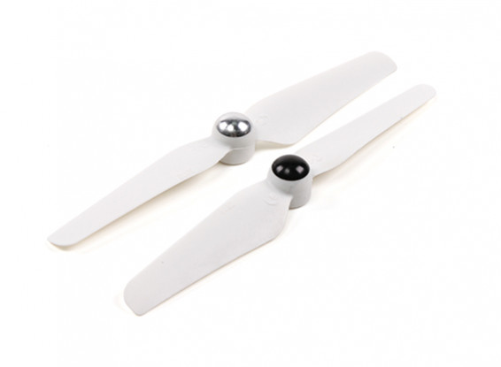 5 x 3.2 Self Tightening Propeller for Multi-Rotor CW & CCW Rotation (1 Pair) White