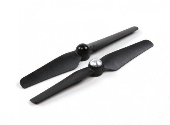 5 x 3.2 Self Tightening Propeller for Multi-Rotor CW & CCW Rotation (1 Pair) Black