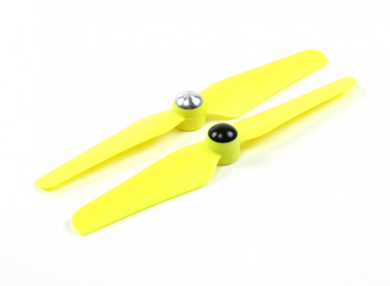 5 x 3.2 Self Tightening Propeller for Multi-Rotor CW & CCW Rotation (1 Pair) Yellow