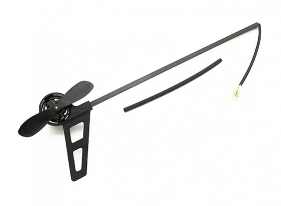 Assault 100 Flybarless Helicopter Replacement Tail Set with Motor