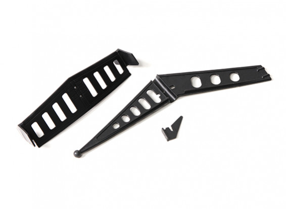 FX070C 2.4GHz 4CH Flybarless RC Helicopter Replacement Vertical and Horizontal Stabiliser Set