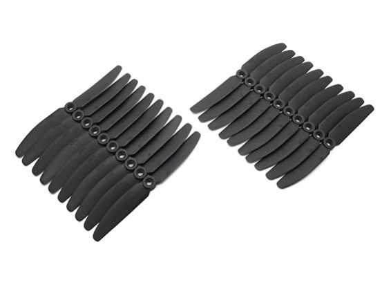 Gemfan 5030 Multirotor CRP Propellers Bulk Pack (10 Pairs) CW CCW (Black)