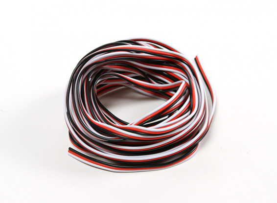 26AWG Servo Wire 5m (Red/Black/White)