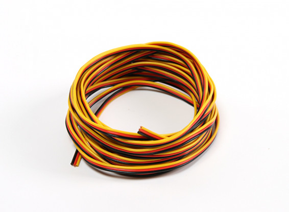 22AWG Servo Wire 5m (Red/Black/Yellow)