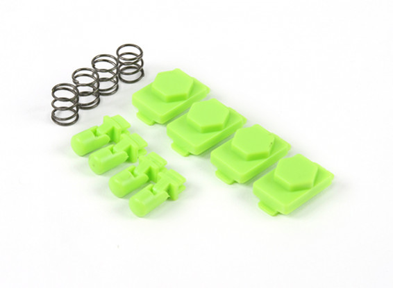 Hexmag Airsoft HexID Latchplates / Followers 4pcs Set (Zombie Green)