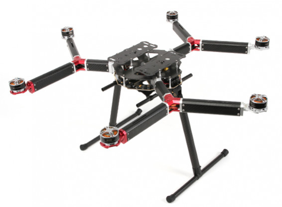 DYS D800 V-6 Professional Multi-Rotor Aerial Photography And Heavy Lift Platform (PNF)