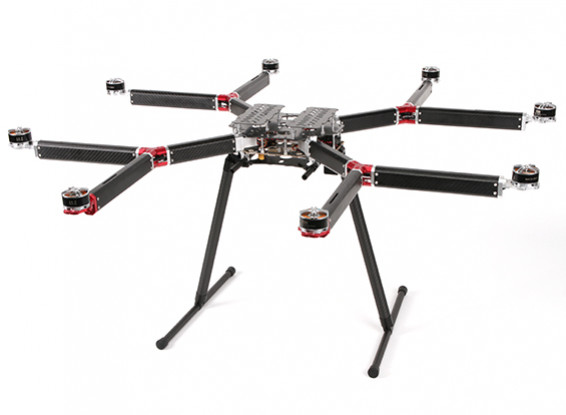 DYS D800 V-8 Professional Multi-Rotor Aerial Photography And Heavy Lift Platform (PNF)
