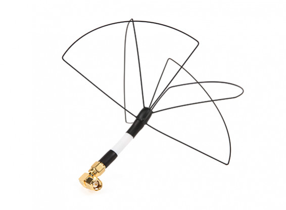 Circular Wireless Skew Planar Wheel Antenna for 1.2GHz Transmitters (RHCP SMA)