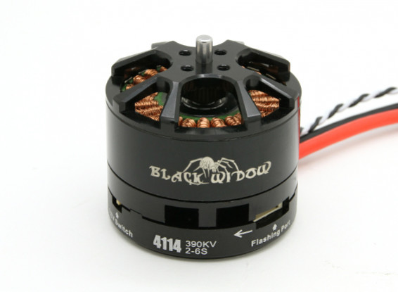 Black Widow 4114-390Kv With Built-In ESC CW/CCW