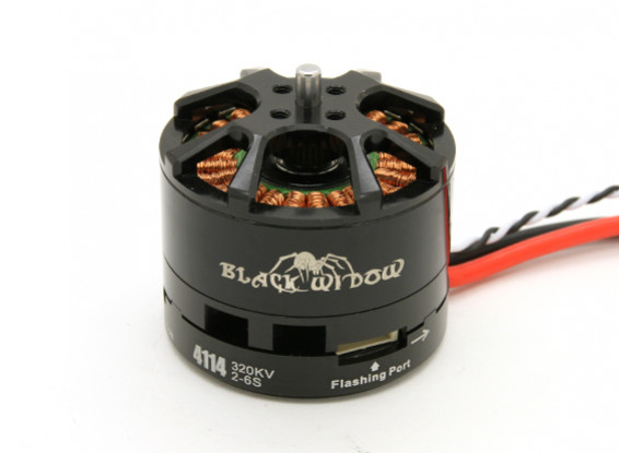 Black Widow 4114-320Kv With Built-In ESC CW/CCW