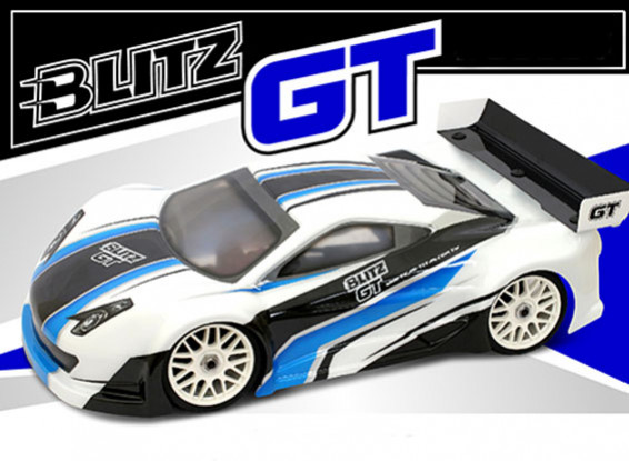 BLITZ 1/8 GT E/P Light Body Shell with Wing (1.0mm)