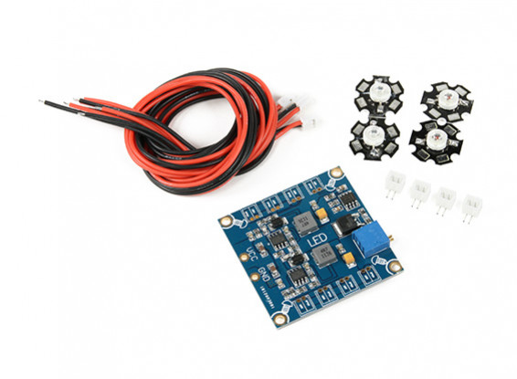 Frequency Adjustable Quadcopter LED Light Module Set