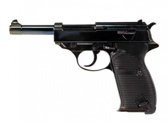 WE P38 Classic Pistol with LED display box (Black)