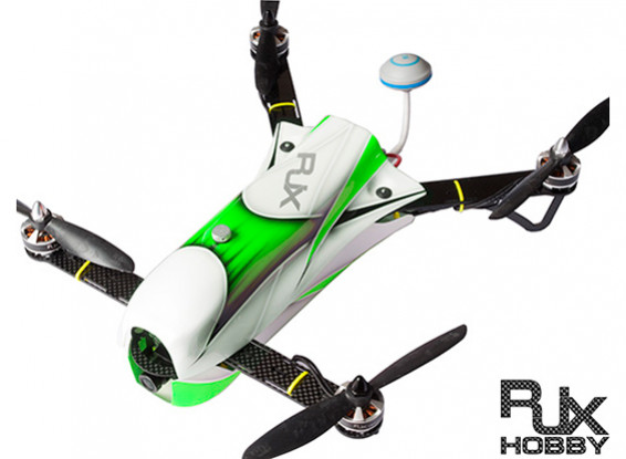 RJX CAOS 330 FPV Racing Quad Combo w/Motor, ESC, Flight Controller, Camera & FPV System (Green)