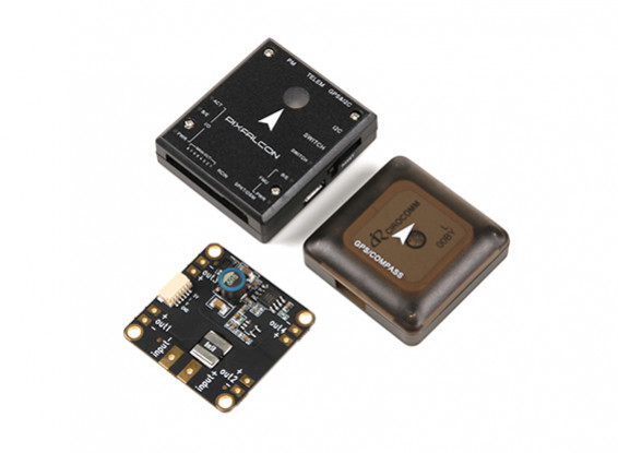 PixFalcon Micro PX4 Autopilot plus Micro M8N GPS and Mega PBD Power Module