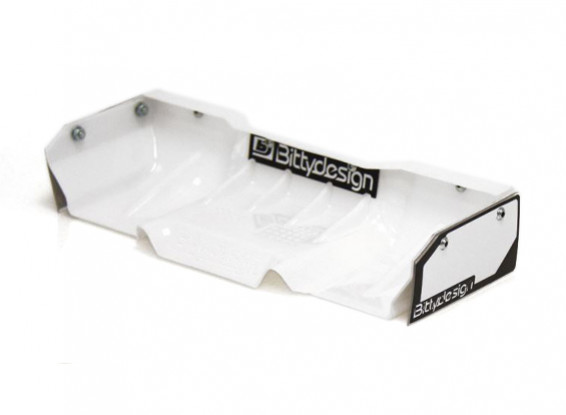 Bittydesign Zefirus Lexan Wing for all 1/8 Buggy/Truggy (White)