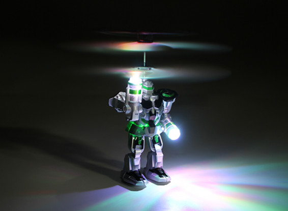 RC Flying Robot with Transmitter and USB Charging Lead
